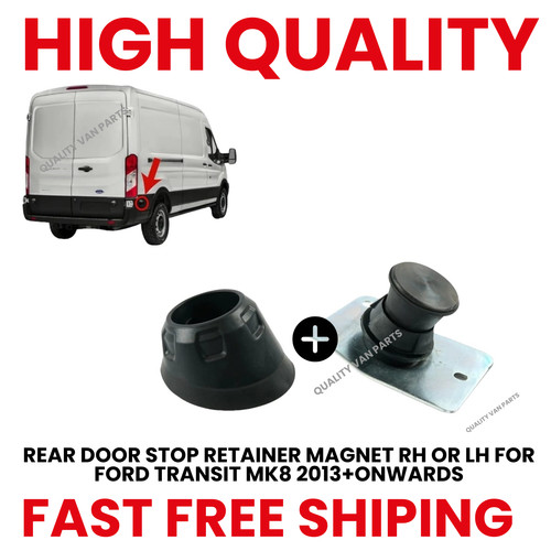 Rear door stop retainer - retainer, magnet