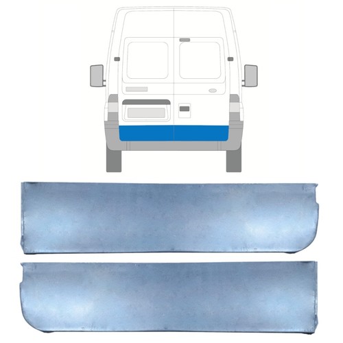 Rear door repair panel - , for
