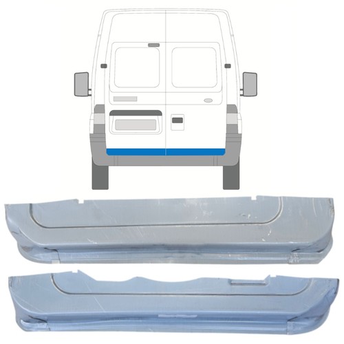Rear door repair panel - , for