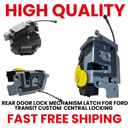 Rear door lock mechanism latch - door,